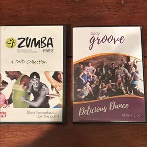Zumba Fitness and Body Groove DVD Set